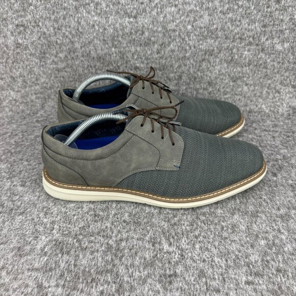 ✅Nunn Bush Chase Knit Plain Toe Oxfords Mens 9W Casual Shoes Grey Bloom + Kore - Picture 8 of 12